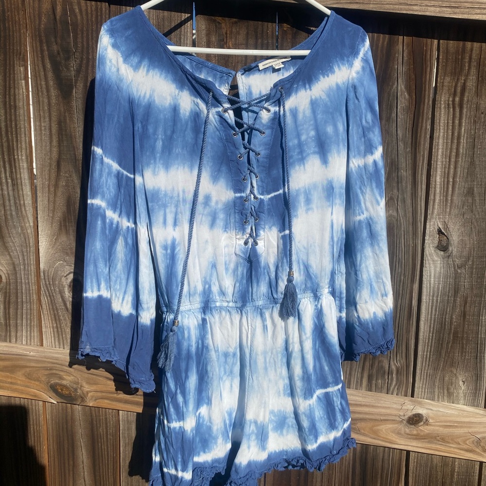 american eagle longsleeve romper